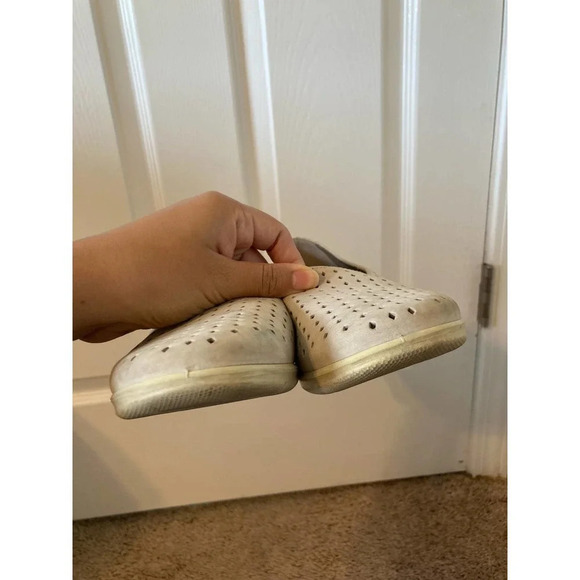 ECCO Felicia Slip-On Wedge Gravel/Gray Suede US 7-7.5 EU 38 Leather - Picture 4 of 12